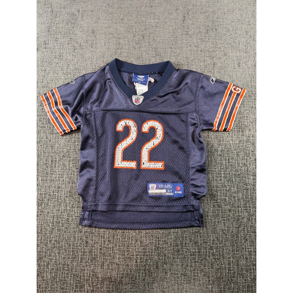 Reebok NFL Chicago Bears Matt Forte 22 Jersey Toddler 3T Navy Blue Football VTG